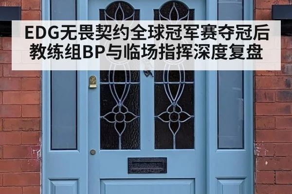 EDG无畏契约全球冠军赛夺冠后教练组BP与临场指挥深度复盘